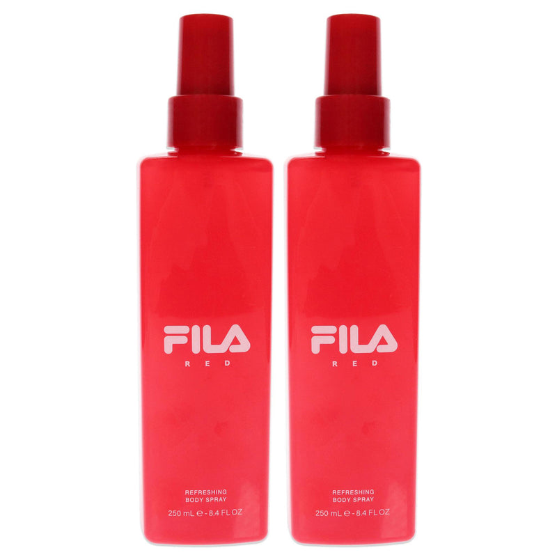 Fila Red Pack Of 2 Men's Body Spray