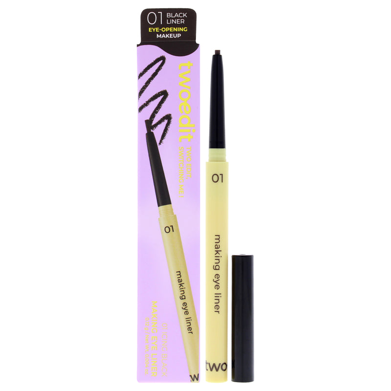 Two Edit Making Eye Liner 01 Icing Black