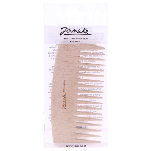 Janeke Wide Teeth Wooden Comb Unisex Gift Set