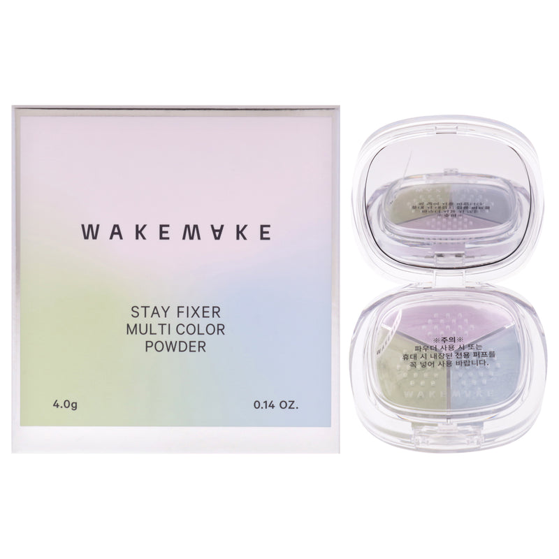 Wakemake Stay Fixer Multi Color Powder 01 Pale Clear