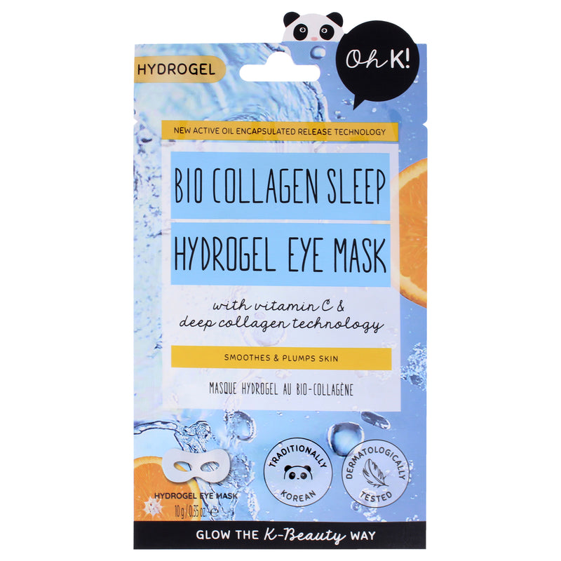 Oh K! Hydrogel Eye Mask Bio Collagen Sleep Unisex Gift Set