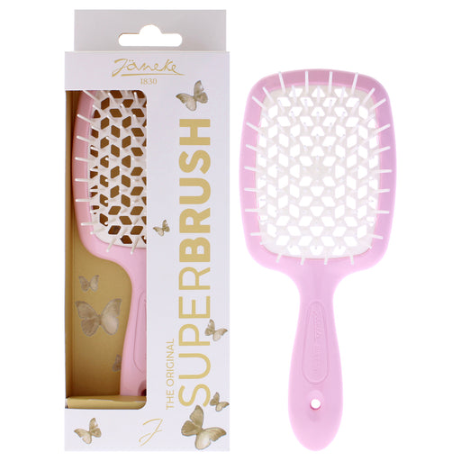 Janeke Pastel Superbrush Pink Unisex Gift Set