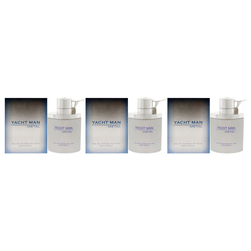 Myrurgia Yacht Man Metal Pack Of 3 Men's Eau De Toilette