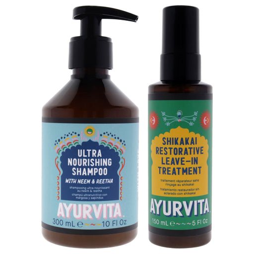 Ayurvita Neem And Reetha Ultra Nourishing Shampoo With Shikakai Resto Unisex Gift Set