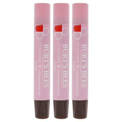 Burt's Bees Lip Shimmer Guava Pack Of 3