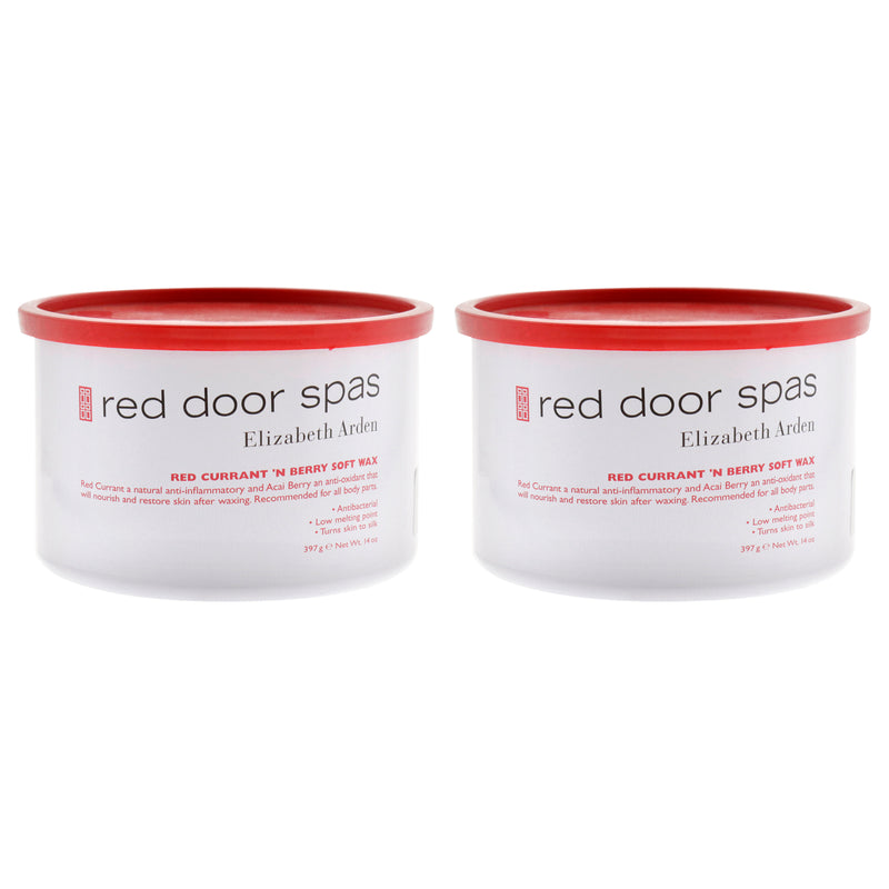 Elizabeth Arden Red Door Spa Red Currant Soft Wax Berry Pack Of 2 for Women
