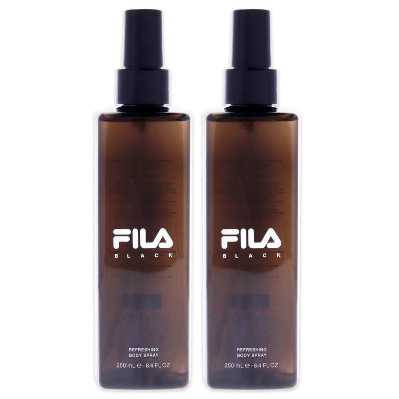Fila Black Pack Of 2 Men's Body Spray