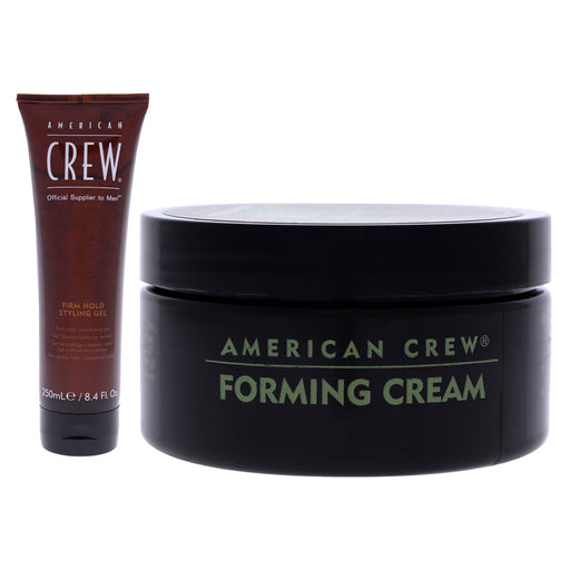 American Crew Firm Hold Gel And Forming Cream Kit Men's Gift Set