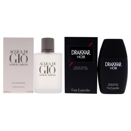 Various Designers Acqua Di Gio And Drakkar Noir Kit Men's Eau De Toilette Gift Set