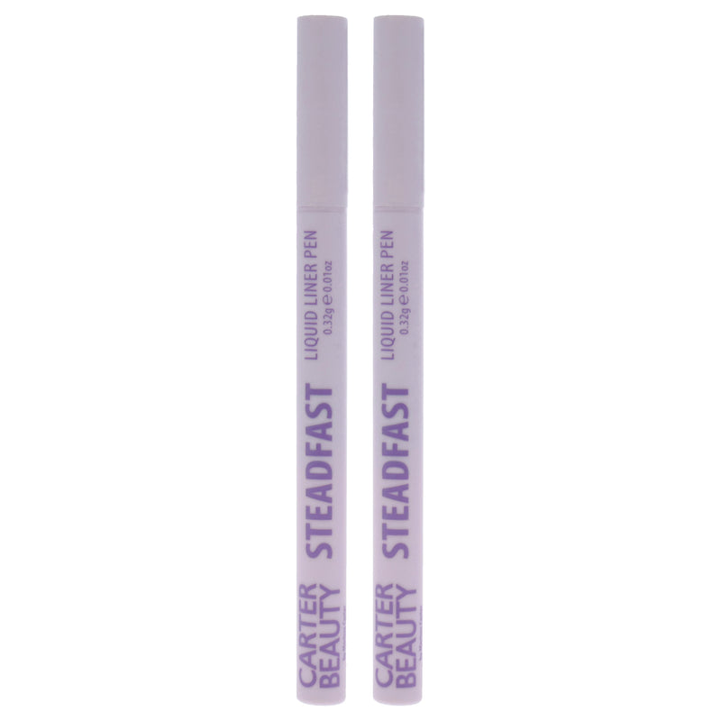 Carter Beauty Steadfast Liquid Liner Pen Jet Black Pack Of 2