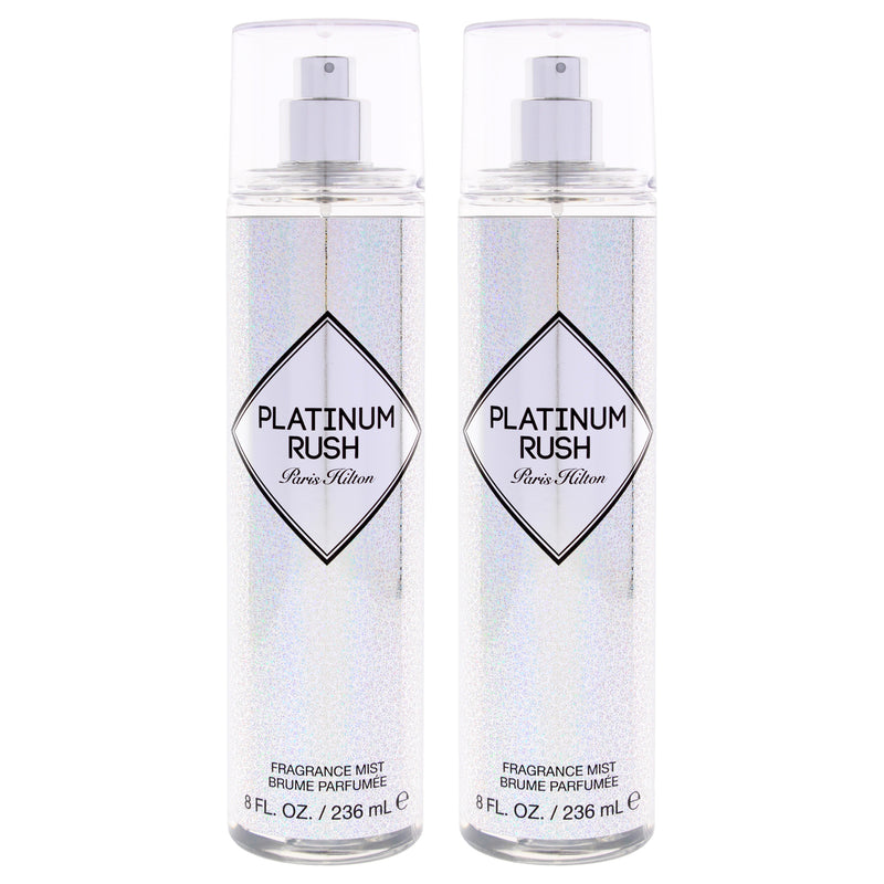 Paris Hilton Platinum Rush Pack Of 2 Women's Fragrance Mist