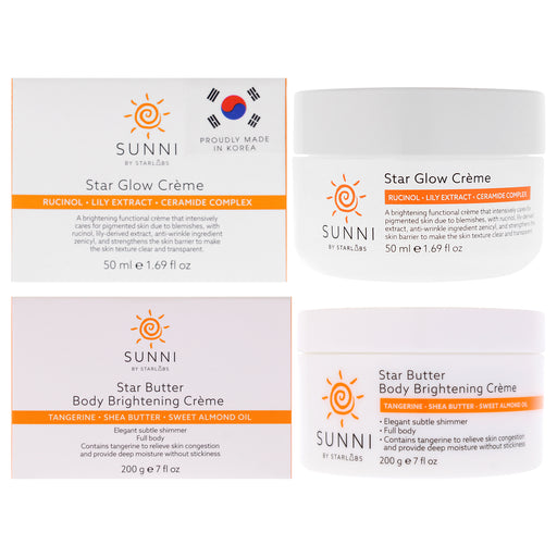 Starlabs Face And Body Glow Duo Kit Women's Gift Set