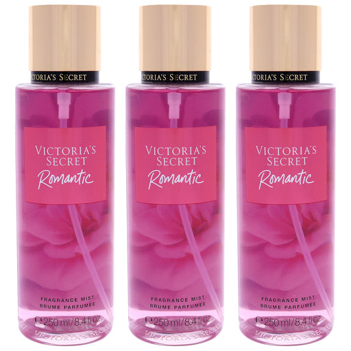 Victoria's Secret Romantic Fragrance Mist Pack Of 3 Women's Fragrance Mist