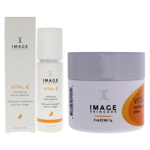 Image Vital C Hydrating Facial Cleanser And Vital C Hydrating Repa Unisex Gift Set