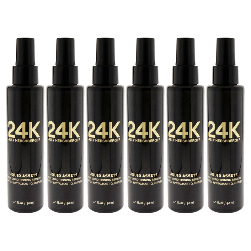 Sally Hershberger 24k Liquid Assets Daily Remedy Conditioning Pack Of 6