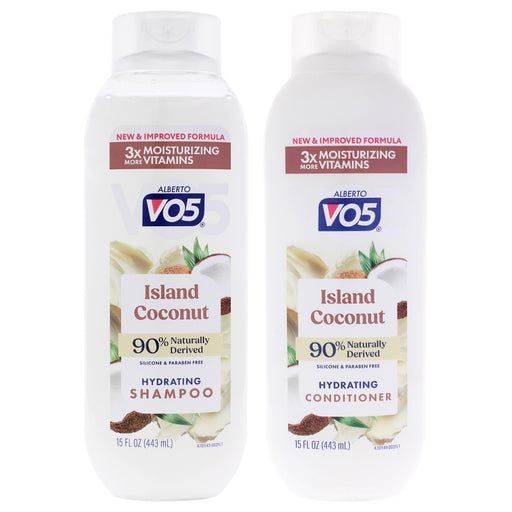 Alberto Vo5 Moisturizing Island Coconut Shampoo And Conditioner Kit Unisex Gift Set