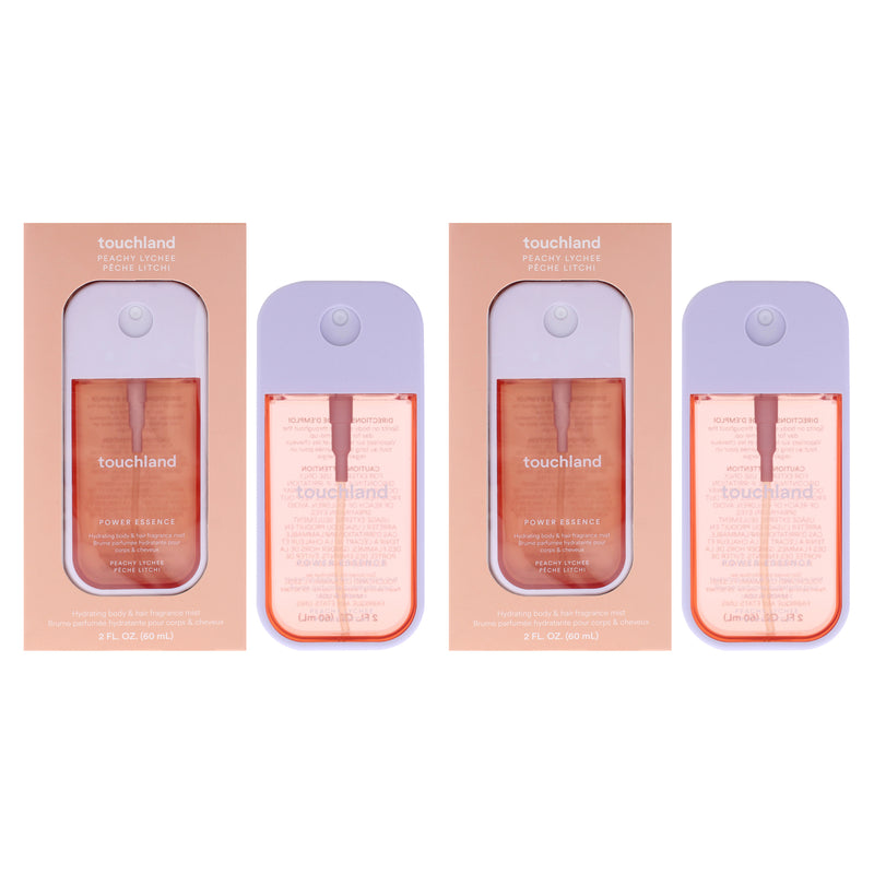 Touchland Power Essence Hydrating Body And Hair Fragrance Mist Peach Unisex Fragrance Mist