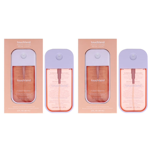 Touchland Power Essence Hydrating Body And Hair Fragrance Mist Peach Unisex Fragrance Mist