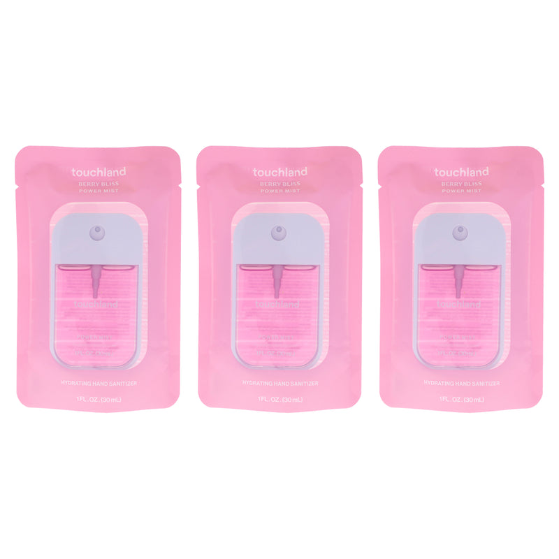 Touchland Power Mist Hydrating Hand Sanitizer Berry Bliss Pack Of