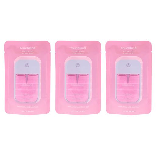 Touchland Power Mist Hydrating Hand Sanitizer Berry Bliss Pack Of