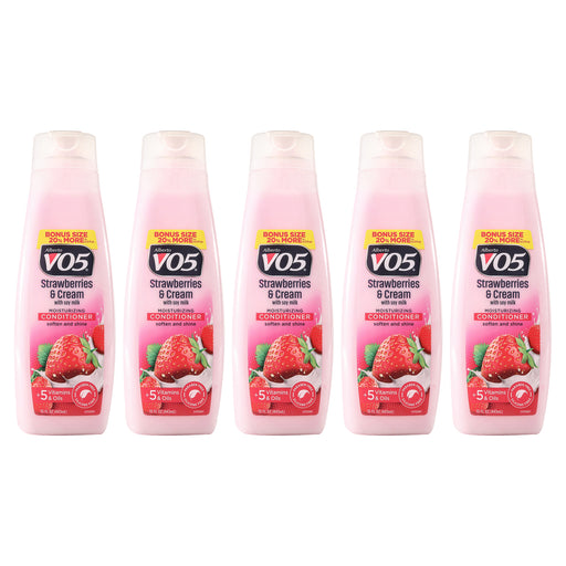 Alberto Vo5 Moisturizing Strawberries Cream Conditioner Pack Of 5