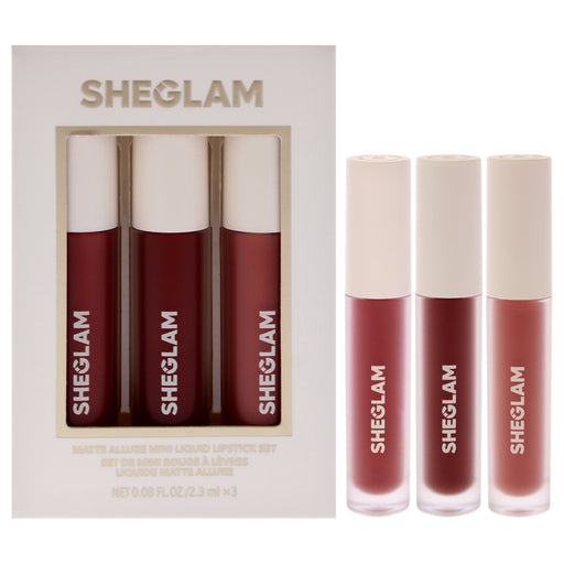 Sheglam Matte Allure Liquid Lipstick Private Tour Women's Gift Set