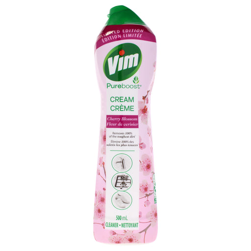 Vim Pureboost Cream Cleaner Cherry Blossom Limited Edition