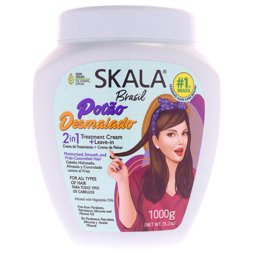 Skala 2in1 Super Smooth Pot Hair Treatment Cream for Women