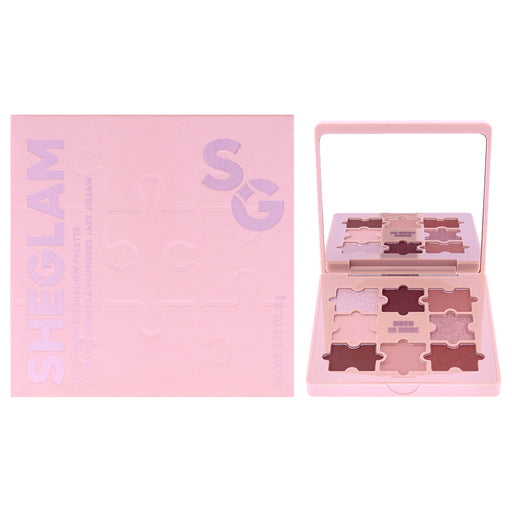 Sheglam Jazy Jigsaw Eyeshadow Palette Hued In Nude