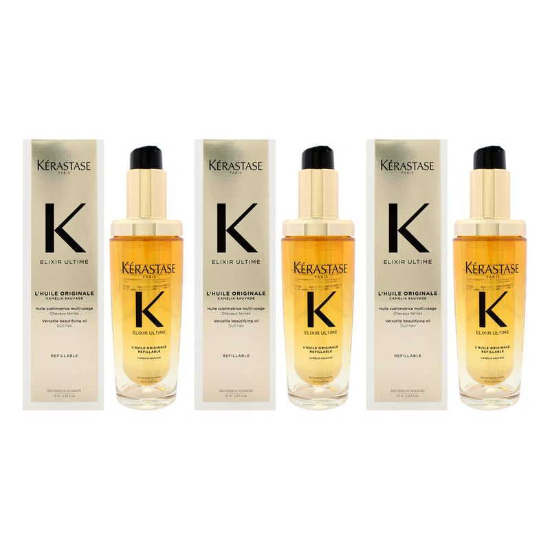 Kerastase Elixir K Ultime Versatile Beautifying Oil Pack Of 3 for Women