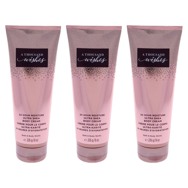 Bath And Body Works A Thousand Wishes Ultra Shea Body Cream Pack Of 3