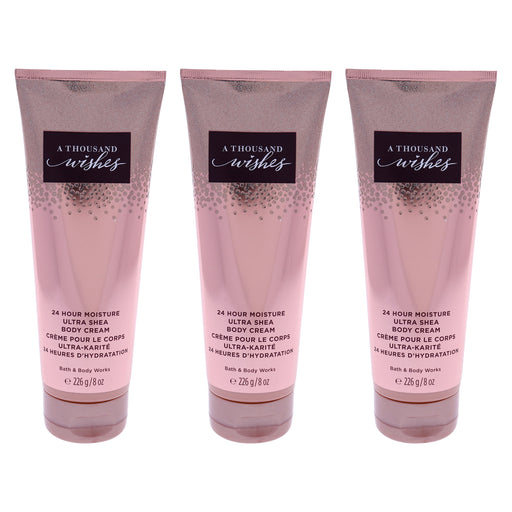 Bath And Body Works A Thousand Wishes Ultra Shea Body Cream Pack Of 3
