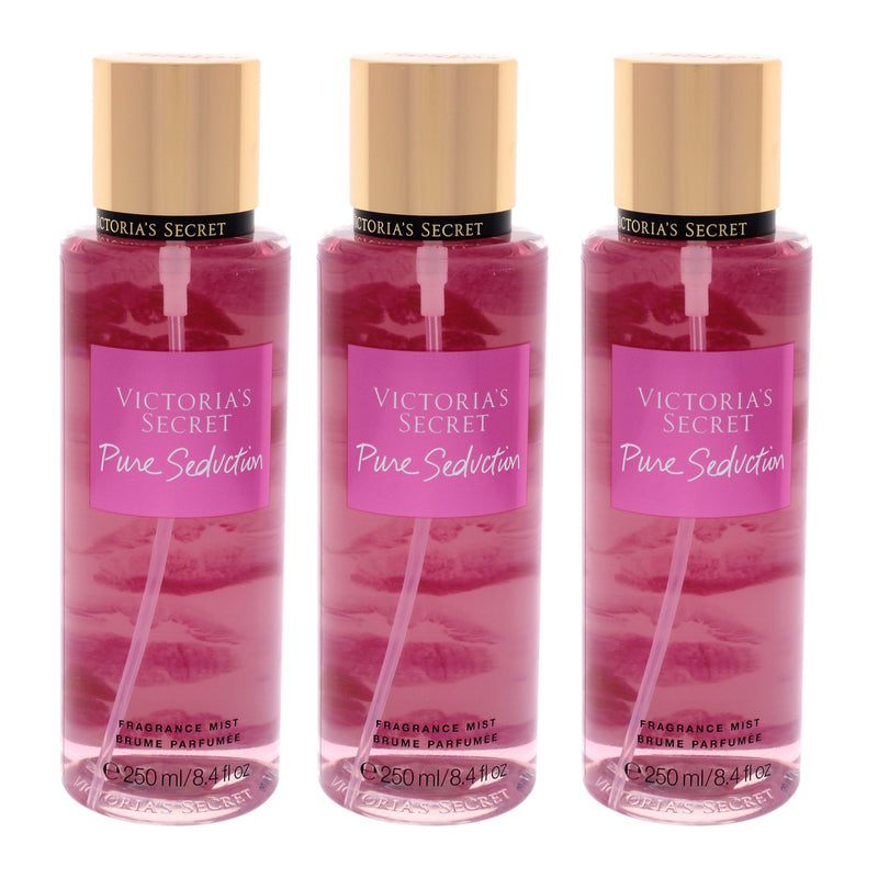 Victoria's Secret Pure Seduction Pack Of 3 Women's Fragrance Mist