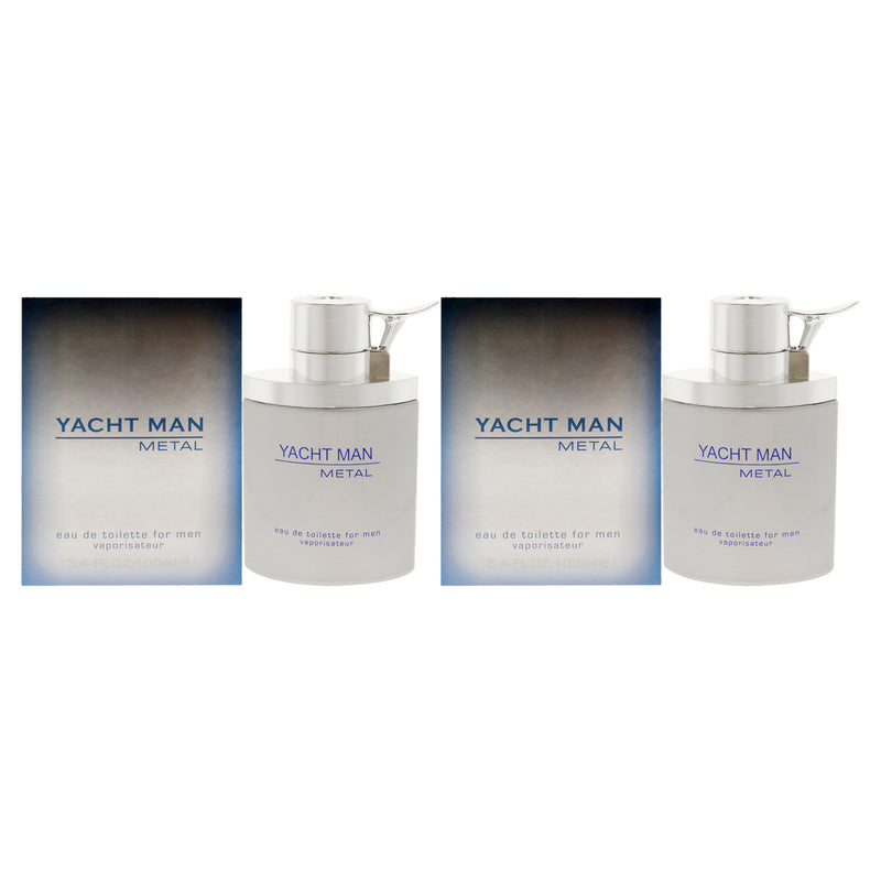 Myrurgia Yacht Man Metal Pack Of 2 Men's Eau De Toilette