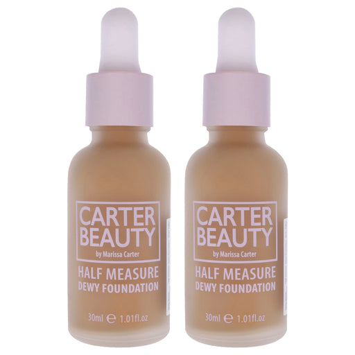 Carter Beauty Half Measure Dewy Foundation Sticky Toffee Pack Of 2