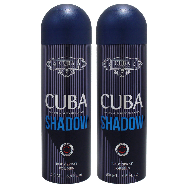 Cuba Shadow Pack Of 2 Men's Body Spray