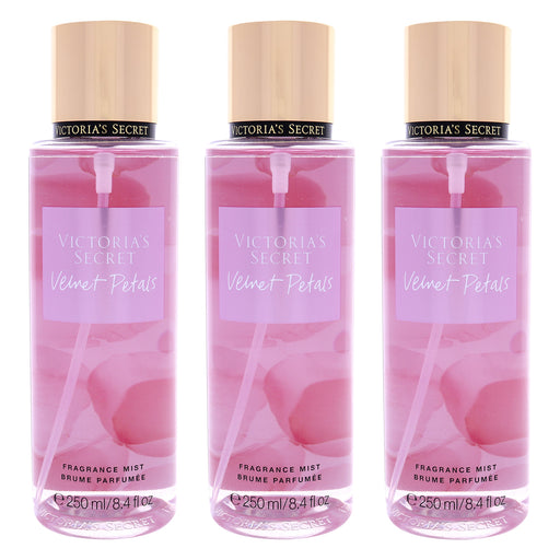 Victoria's Secret Velvet Petals Pack Of 3 Women's Fragrance Mist
