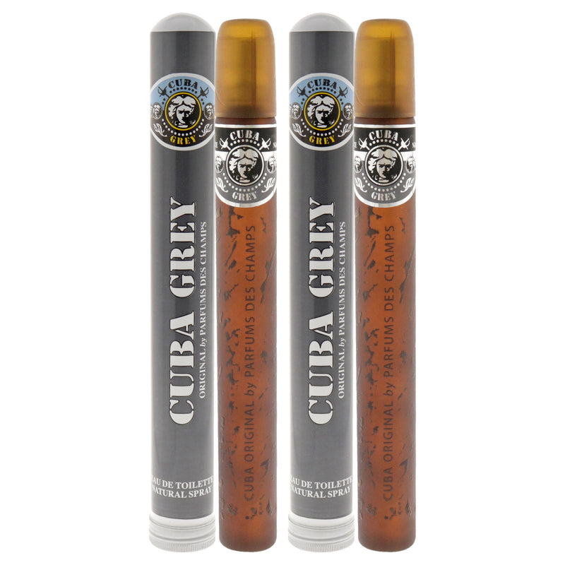 Cuba Grey Pack Of 2 Men's Eau De Toilette