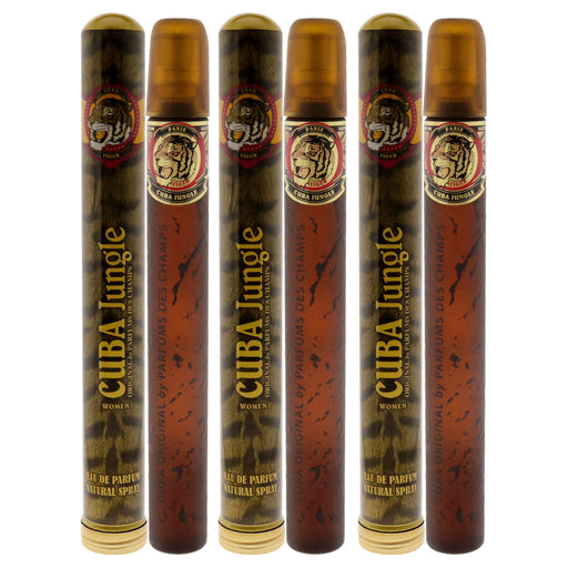 Cuba Jungle Tiger Pack Of 3 Women's Eau De Parfum
