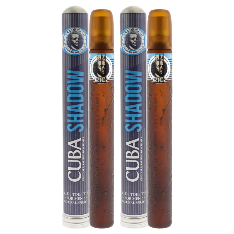 Cuba Shadow Pack Of 2 Men's Eau De Toilette