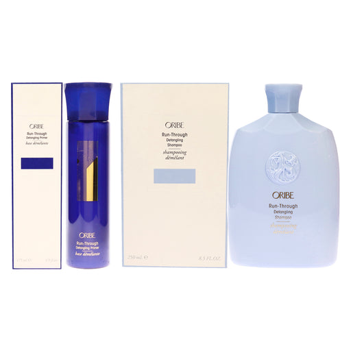Oribe Run-Through Detangling Primer And Shampoo Kit Unisex Gift Set