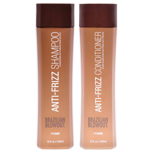 Brazilian Blowout Anti Frizz Shampoo And Conditioner Kit Unisex Gift Set