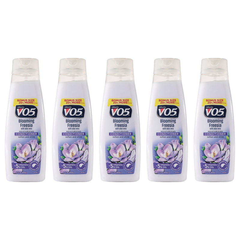 Alberto Vo5 Moisturizing Blooming Freesia Conditioner Pack Of 5