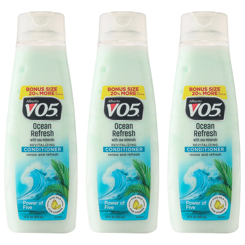 Alberto Vo5 Revitalizing Ocean Refresh Conditioner Pack Of 3