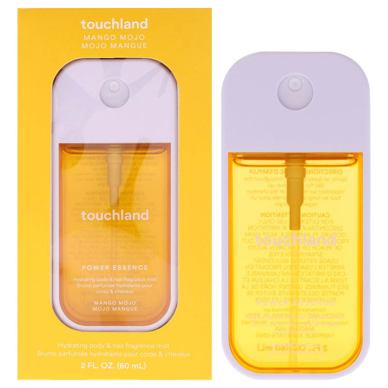 Touchland Power Essence Hydrating Body And Hair Fragrance Mist Mango Unisex Fragrance Mist