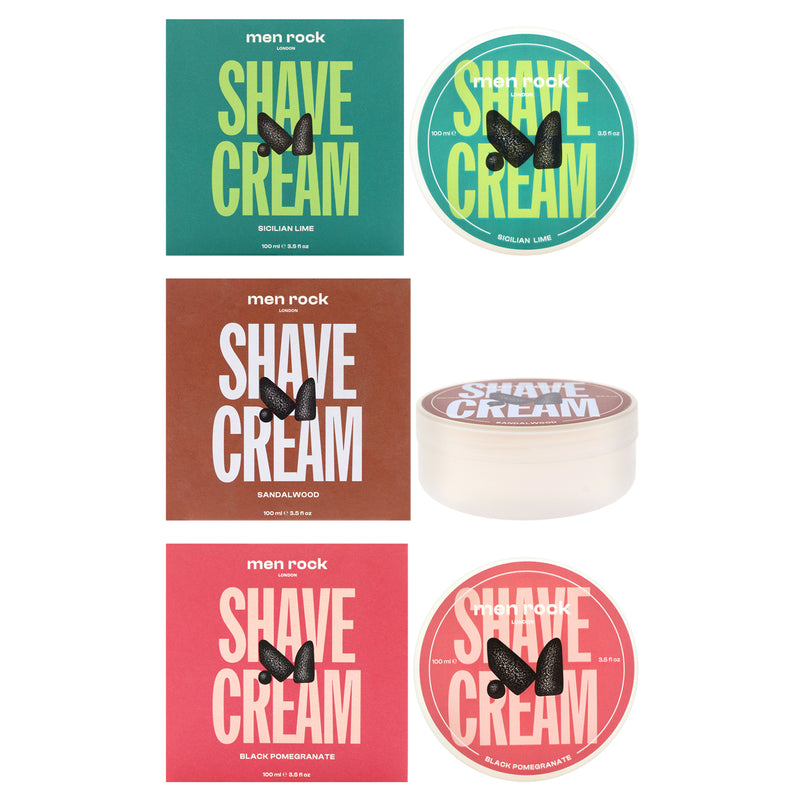 Men Rock Shave Cream Kit Men's Gift Set