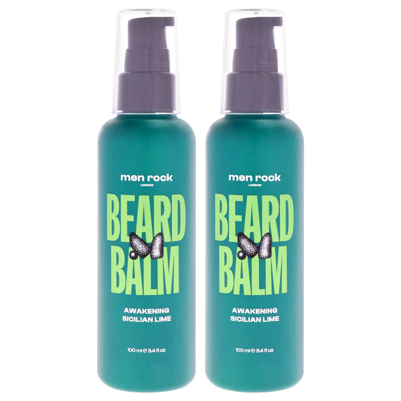 Men Rock Awakening Beard Balm Sicilian Lime Pack Of 2