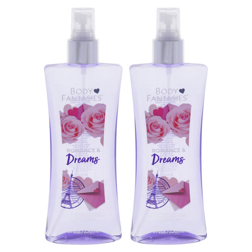 Body Fantasies Romance And Dreams Pack Of 2 Women's Body Spray