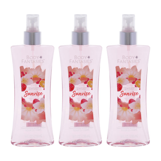 Body Fantasies Sweet Sunrise Pack Of 3 Women's Body Spray