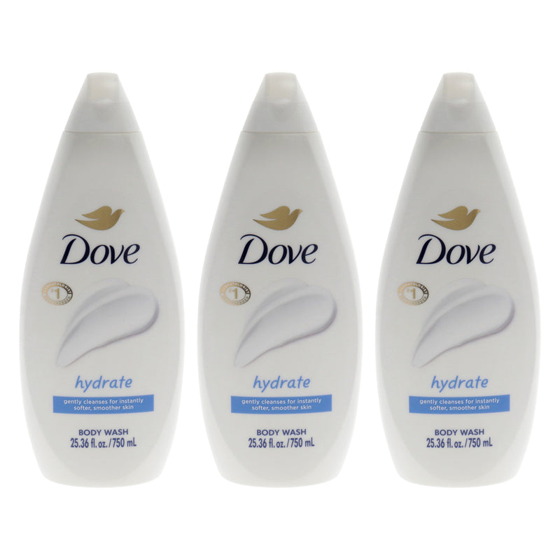 Dove Body Wash Hydrate Pack Of 3